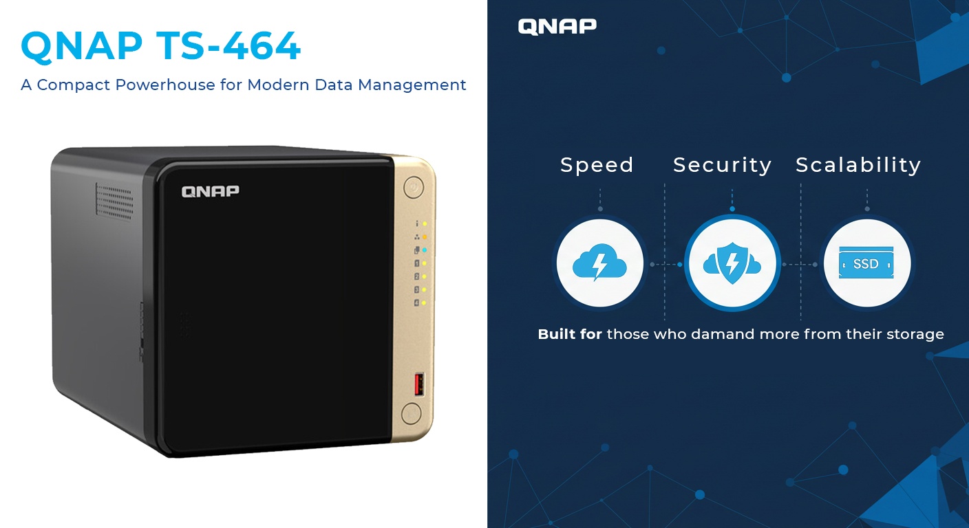 QNAP TS-464 Modern Data Management